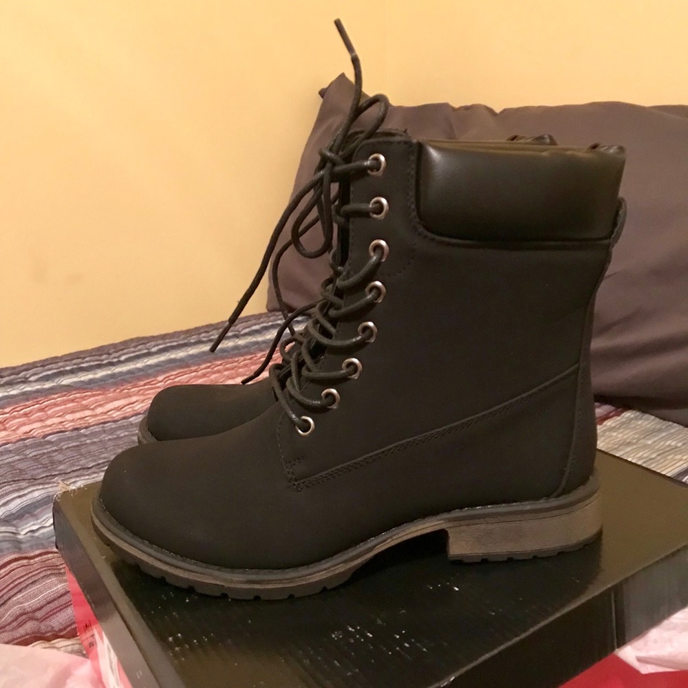 Black boots